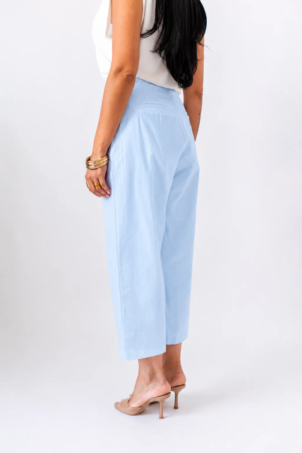 Pantalone Di Lino Sky - Image 3