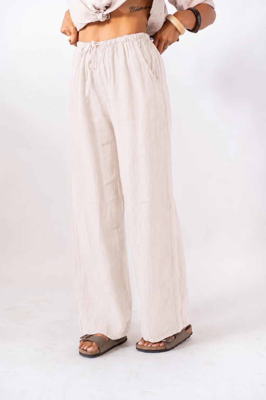 Pantalone In Lino - Image 2